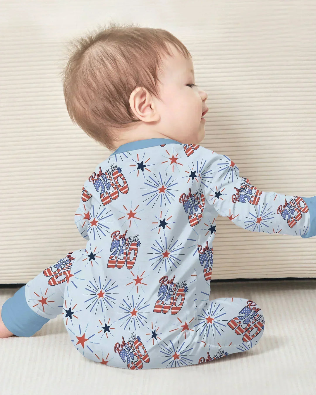 Red White and 250th Anniversary Bamboo Convertible Zippy