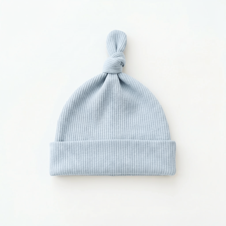 Ribbed Bamboo Knotted Hat