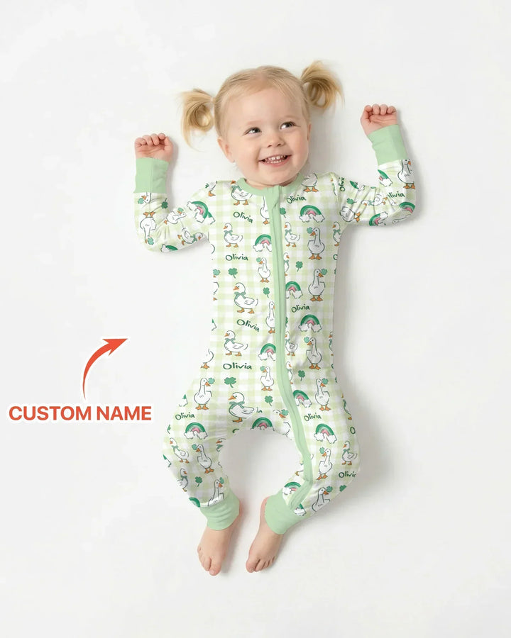 Custom Name Lucky Ducks Convertible Zippy