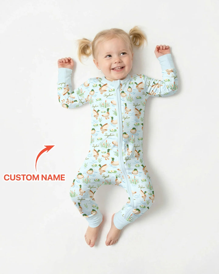 Personalized Mallard Duck Bamboo Convertible Zippy