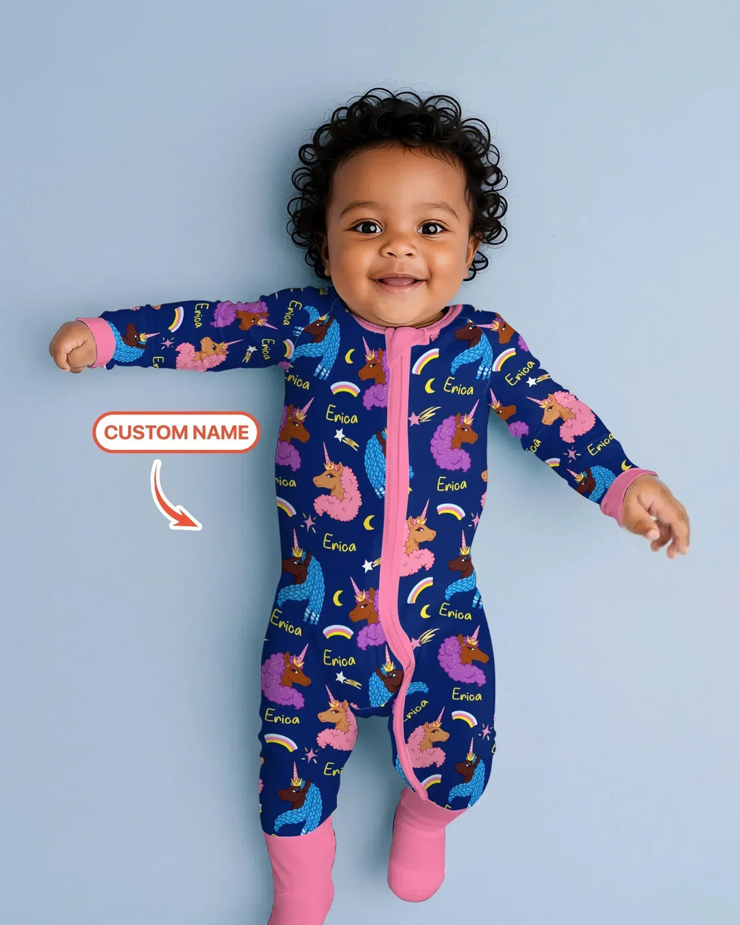 Gerippte Babykleidung mit individuellem Foto - Weich &amp; Skizzenhaft