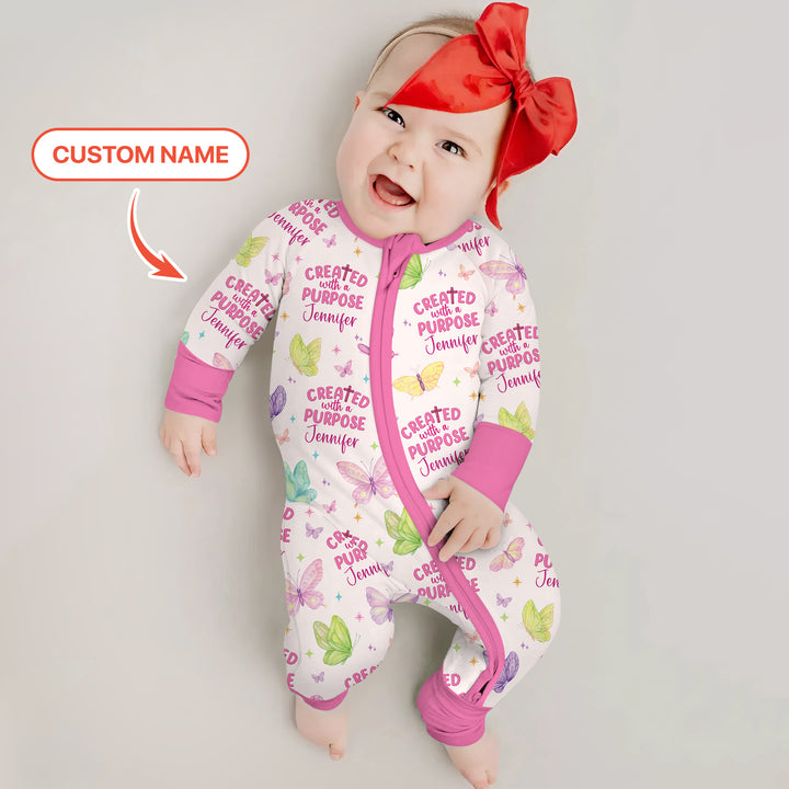 Created With A Purpose Custom Name Convertible Zippy