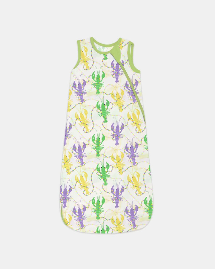 Mardi Gras Crawfish Family Matching Bamboo Sleep Bag