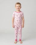 Zweiteiliges, kurzärmliges Pyjama-Set mit Marienkäfern