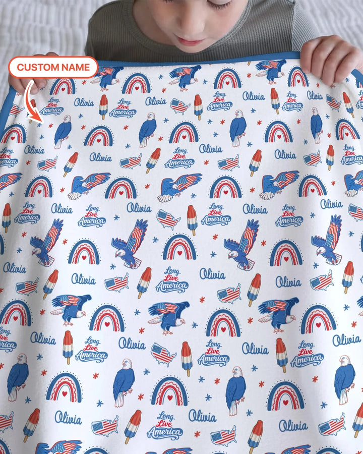Long Live America Bamboo Blanket