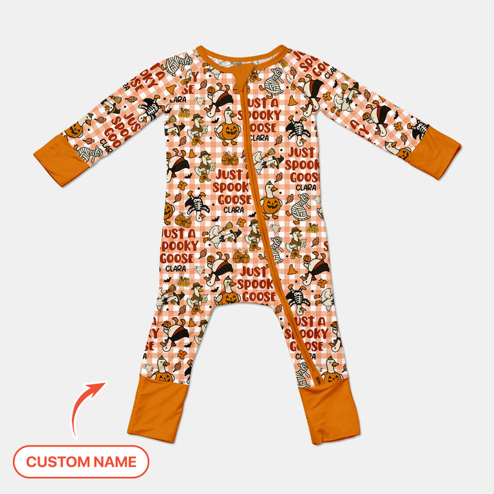 Just A Spooky Goose Custom Name Girl Version Convertible Zippy