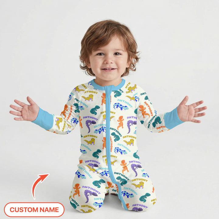 Custom Name Little Salamander Convertible Zippy