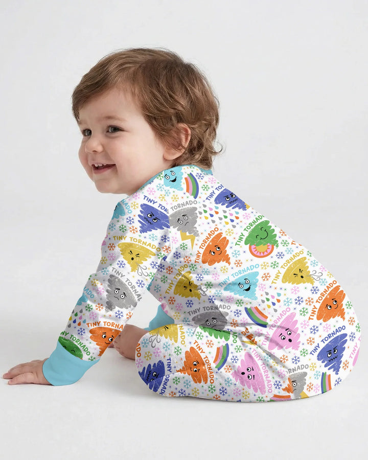 Gerippte Babykleidung mit individuellem Foto - Weich &amp; Skizzenhaft