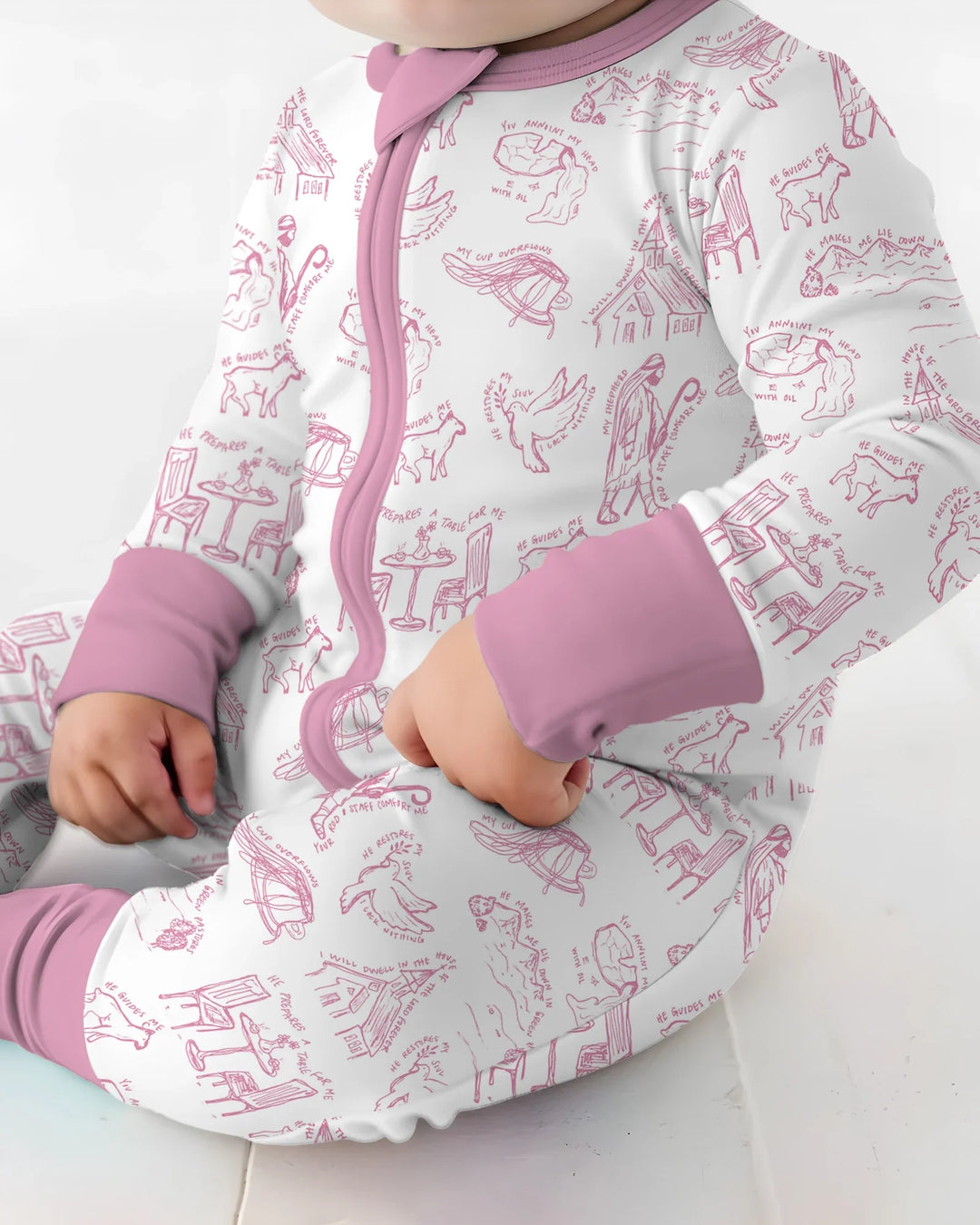 Psalm 23 Sketch Bamboo Convertible Zippy