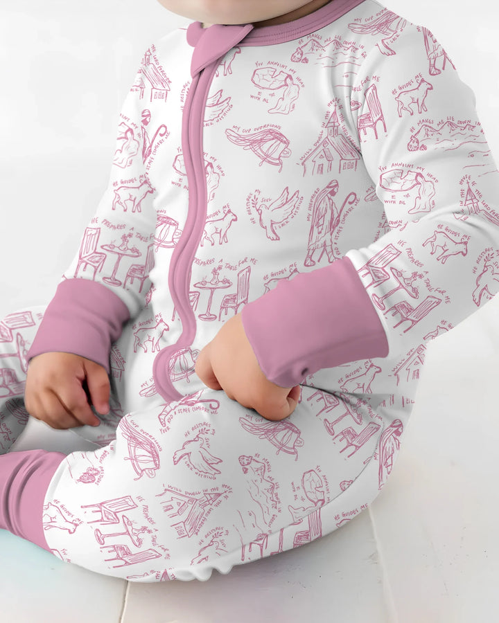 Psalm 23 Sketch Bamboo Convertible Zippy