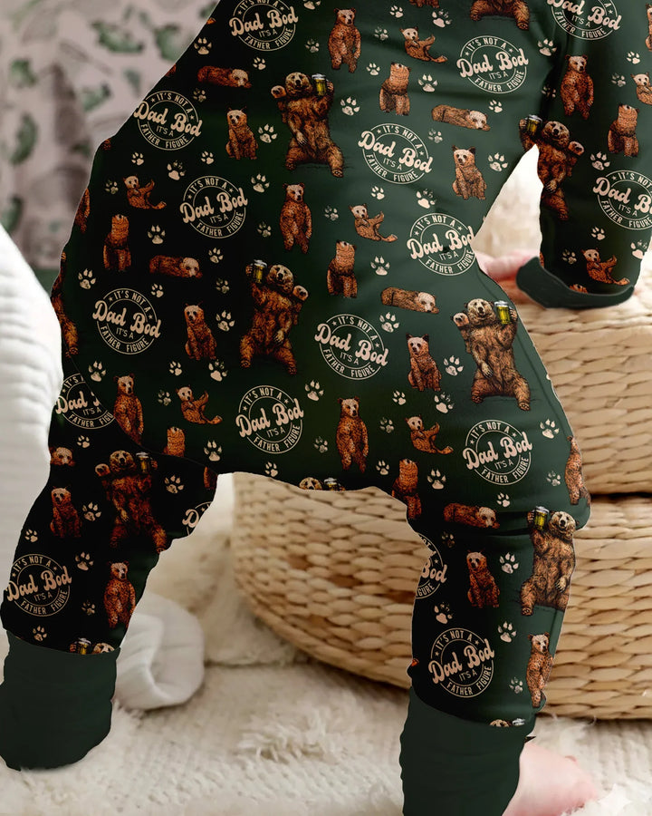 Gerippte Babykleidung mit individuellem Foto - Weich &amp; Skizzenhaft