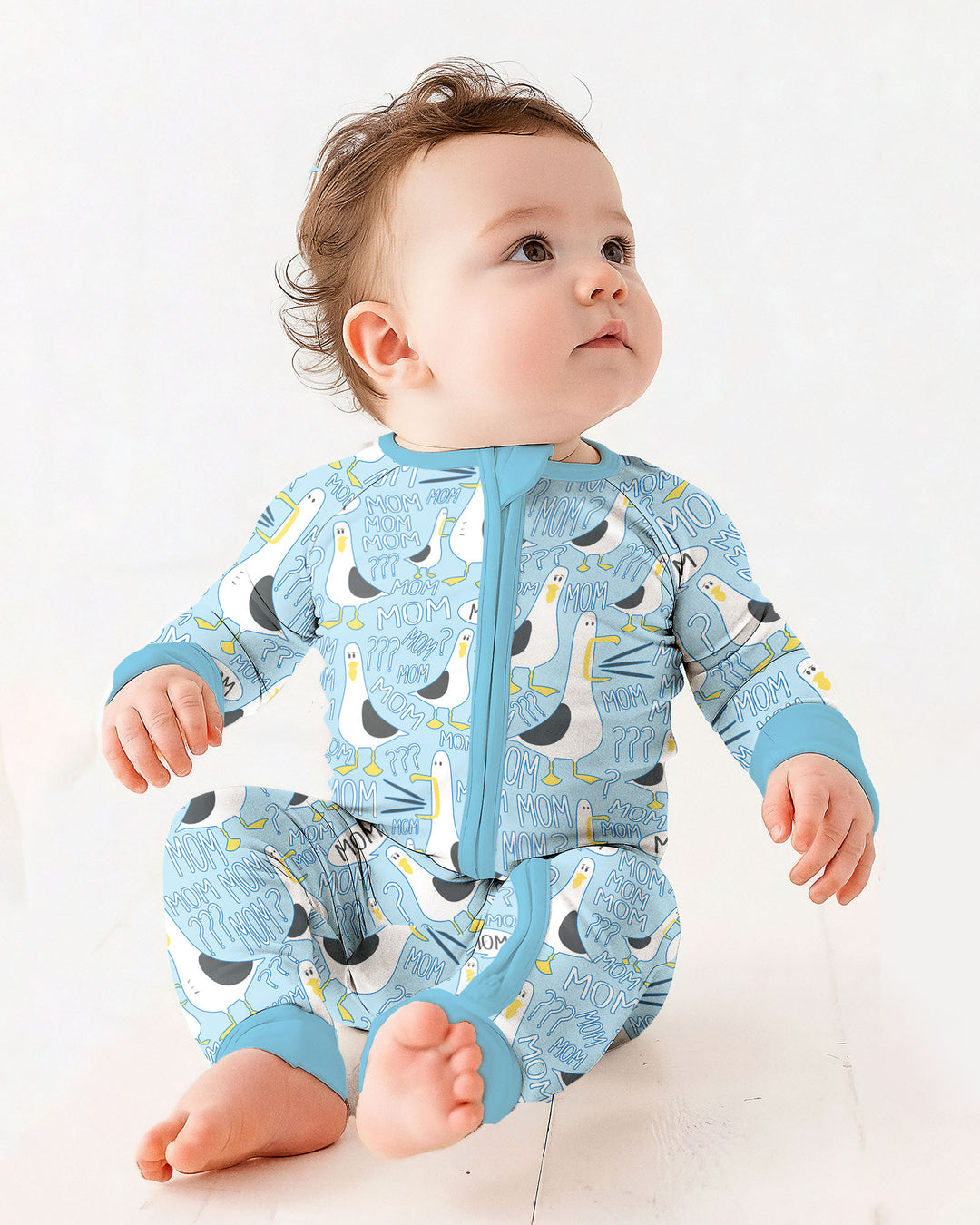 Funny Seagull MOM Convertible Zippy