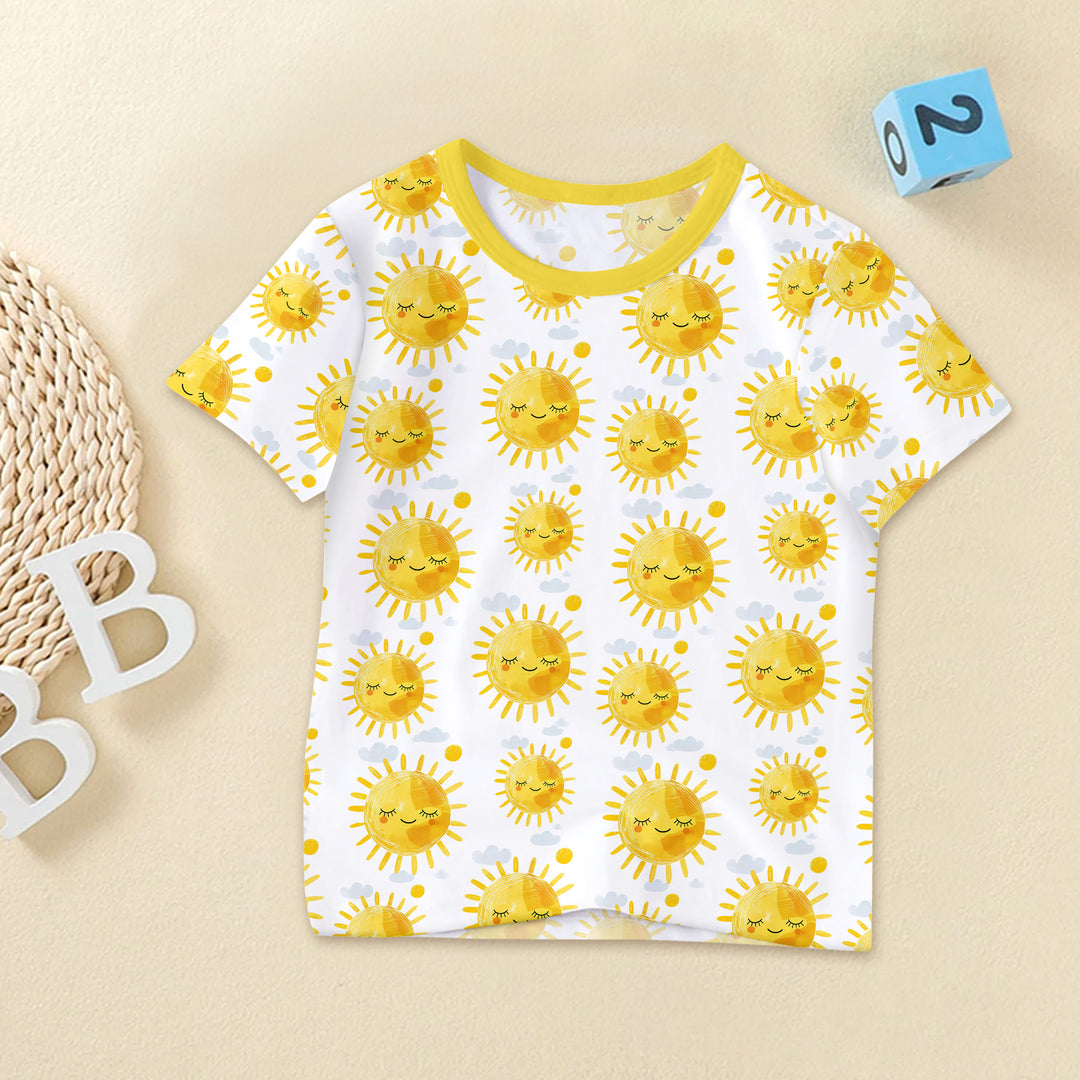 Sunshine Shorty Bamboo Outfit for Baby – Bright and Breezy