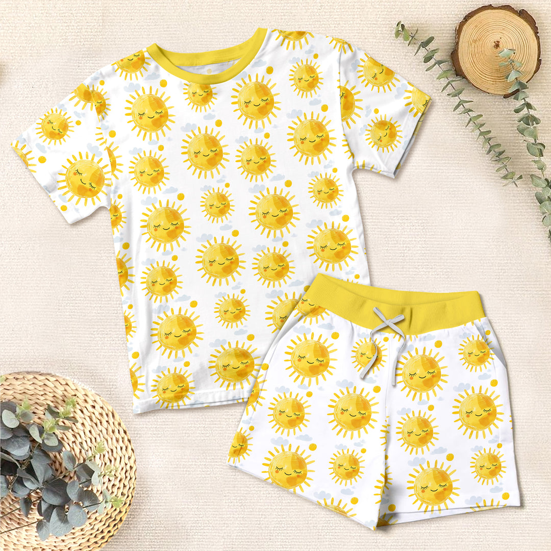 Sunshine Shorty Bamboo Outfit for Kids – Fun and Radiant