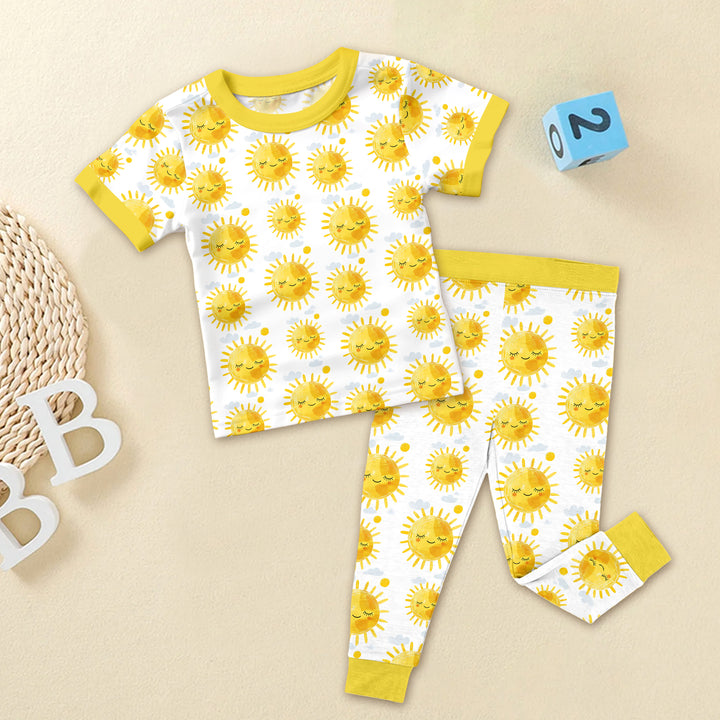 Sunshine Shorty Bamboo Outfit for Baby – Bright and Breezy