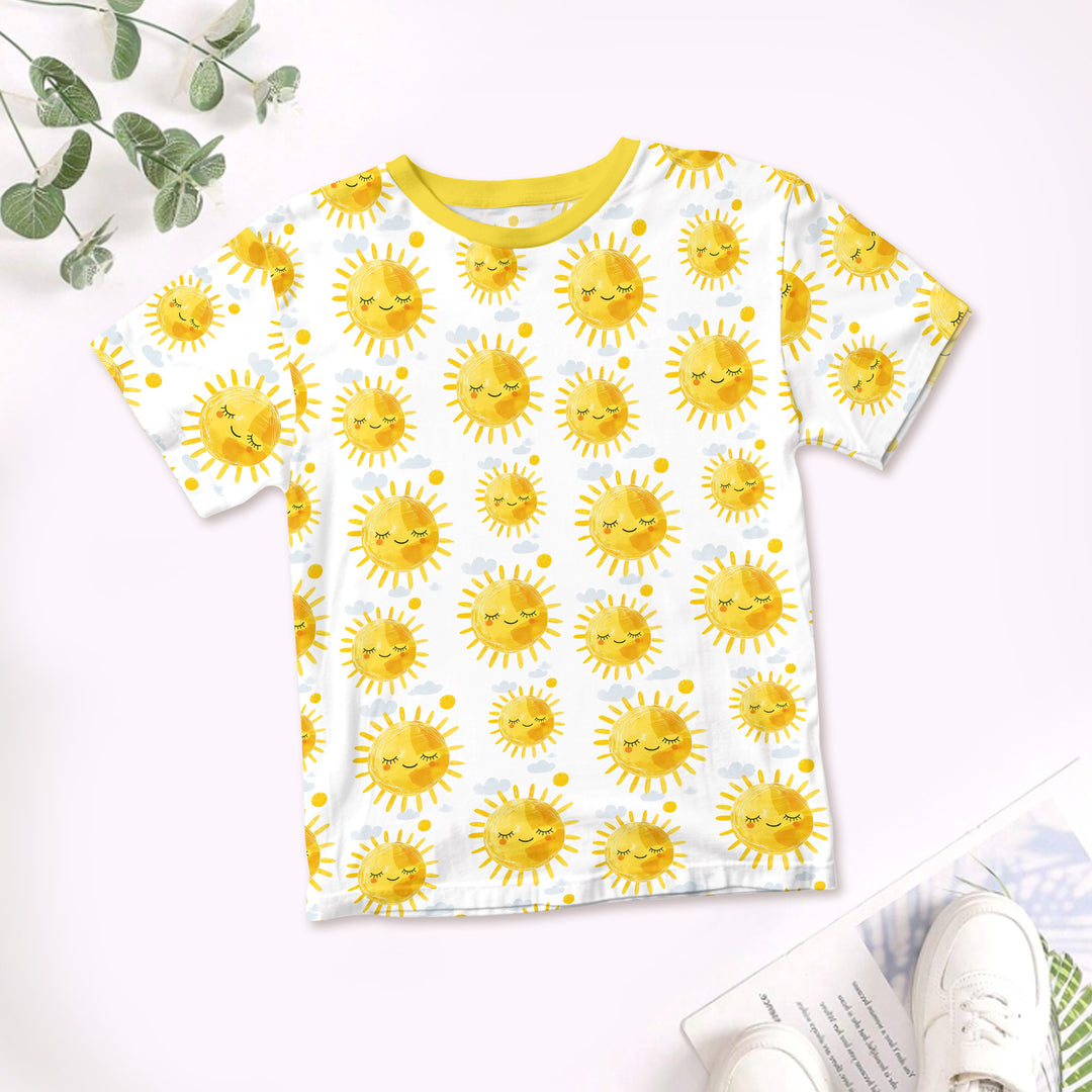 Sunshine Shorty Bamboo Outfit for Kids – Fun and Radiant