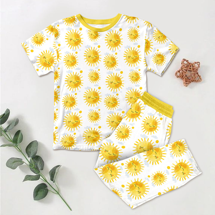 Sunshine Shorty Bamboo Outfit for Kids – Fun and Radiant