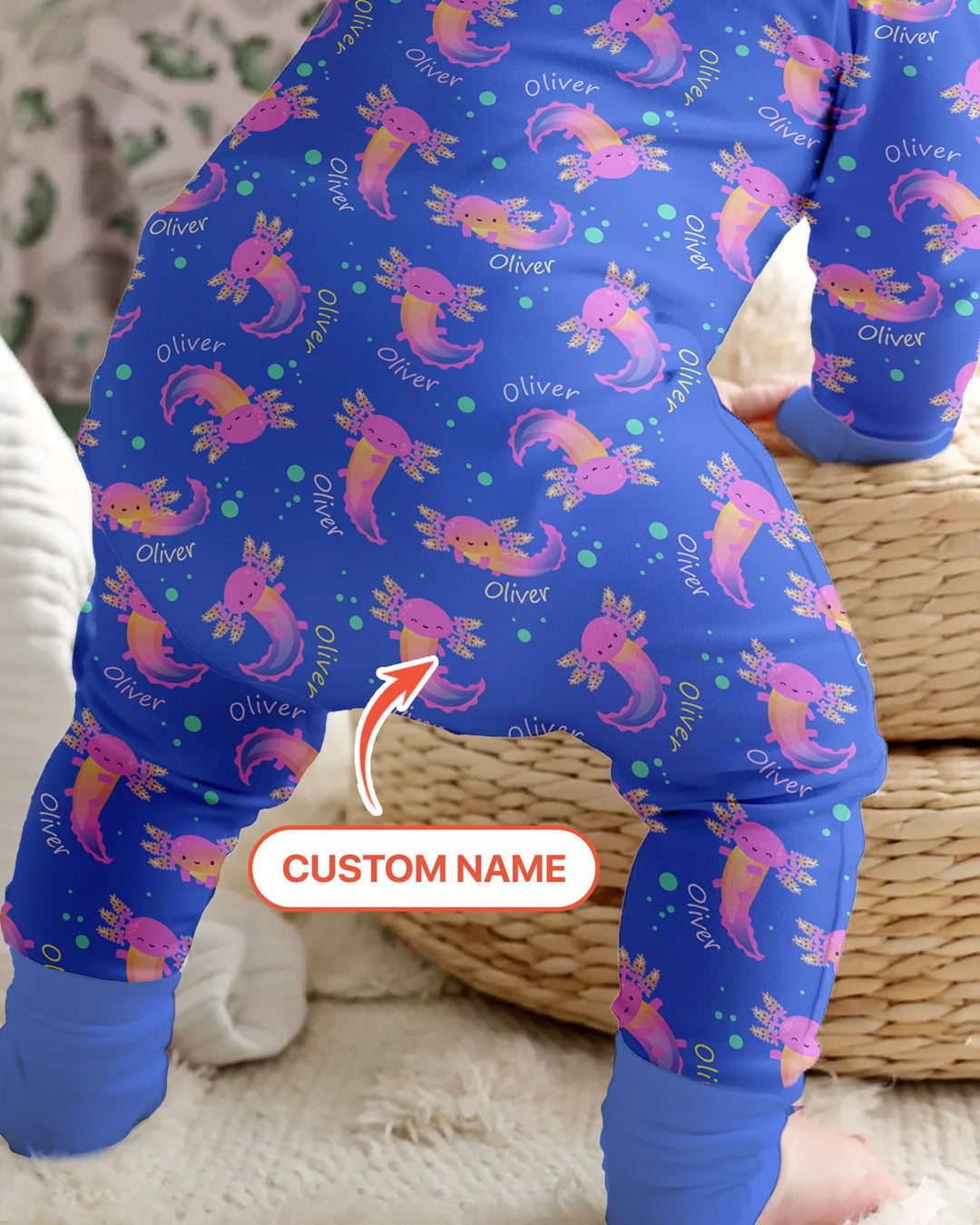Gerippte Babykleidung mit individuellem Foto - Weich &amp; Skizzenhaft