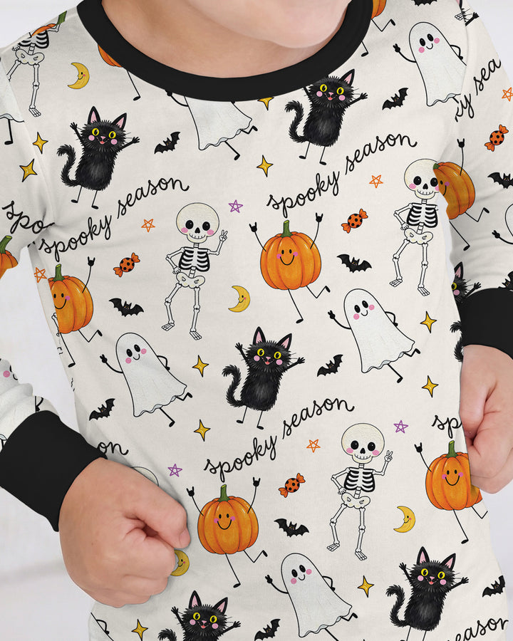Conjunto de pijama de dos piezas de bambú con mangas largas, plantilla PERSONALIZADA