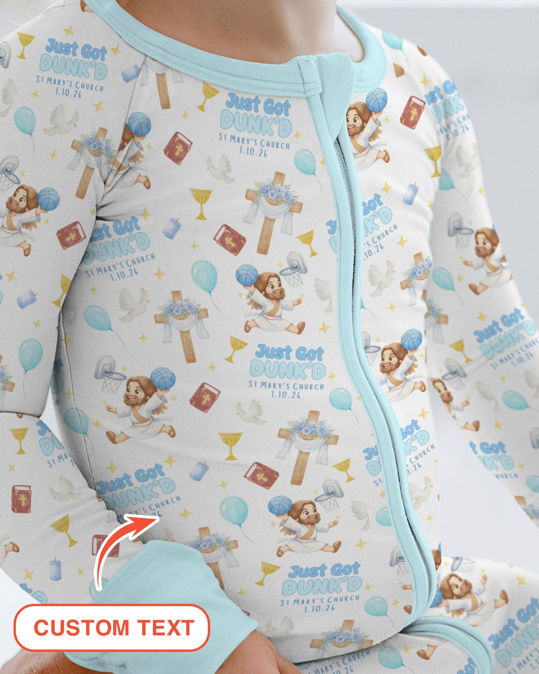 Gerippte Babykleidung mit individuellem Foto - Weich &amp; Skizzenhaft