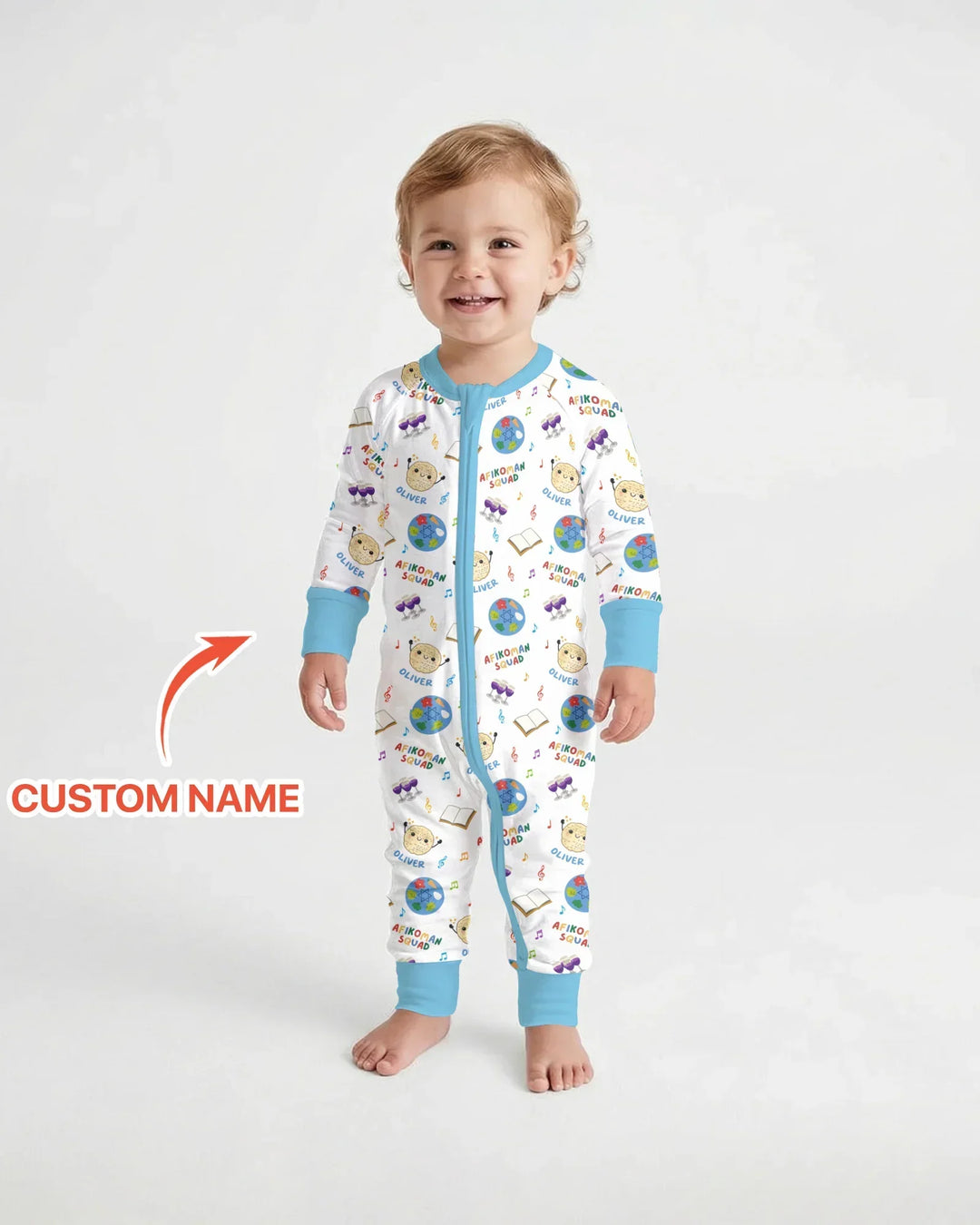 Gerippte Babykleidung mit individuellem Foto - Weich &amp; Skizzenhaft