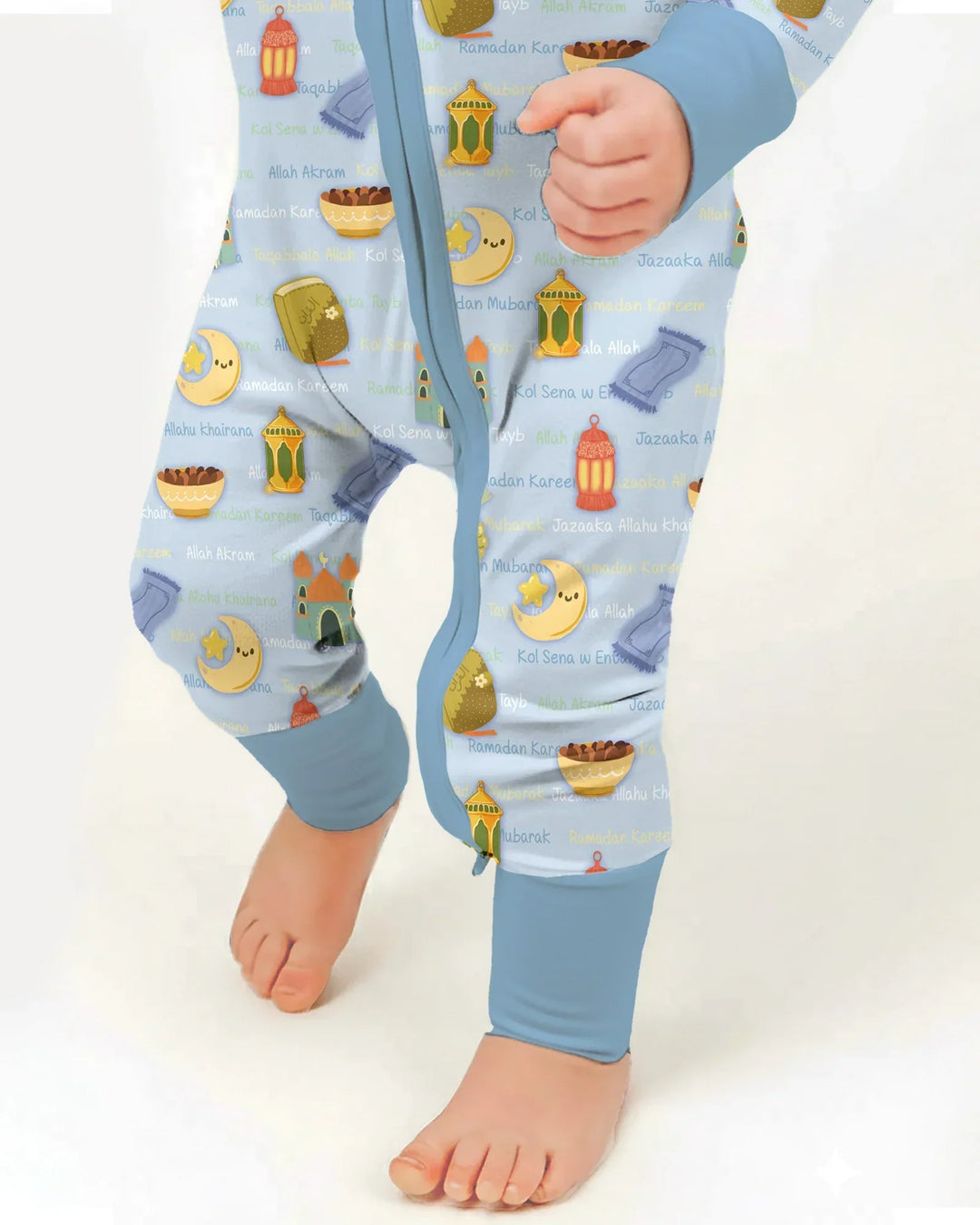 Gerippte Babykleidung mit individuellem Foto - Weich &amp; Skizzenhaft