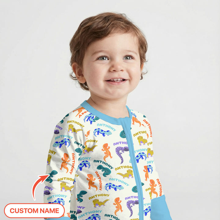 Custom Name Little Salamander Convertible Zippy