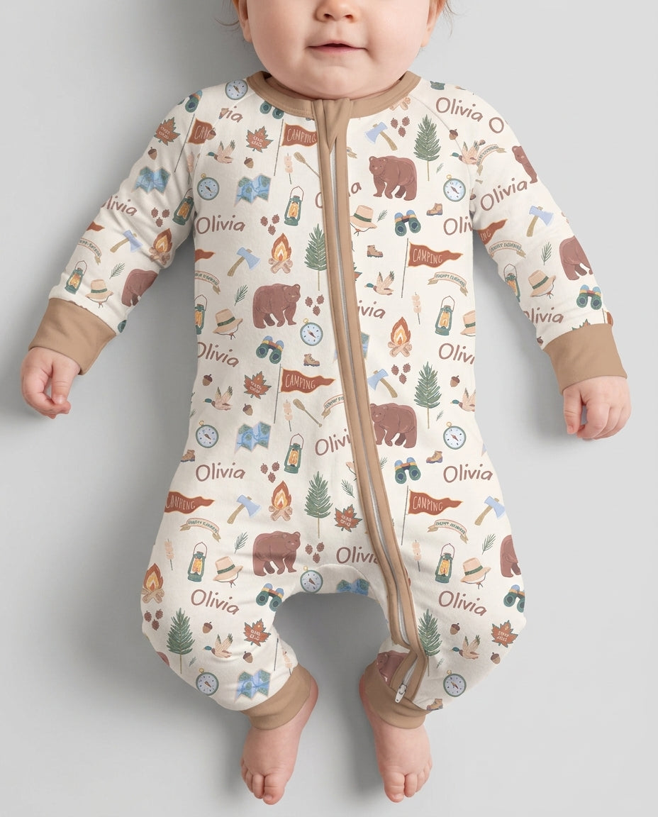 Gerippte Babykleidung mit individuellem Foto - Weich &amp; Skizzenhaft
