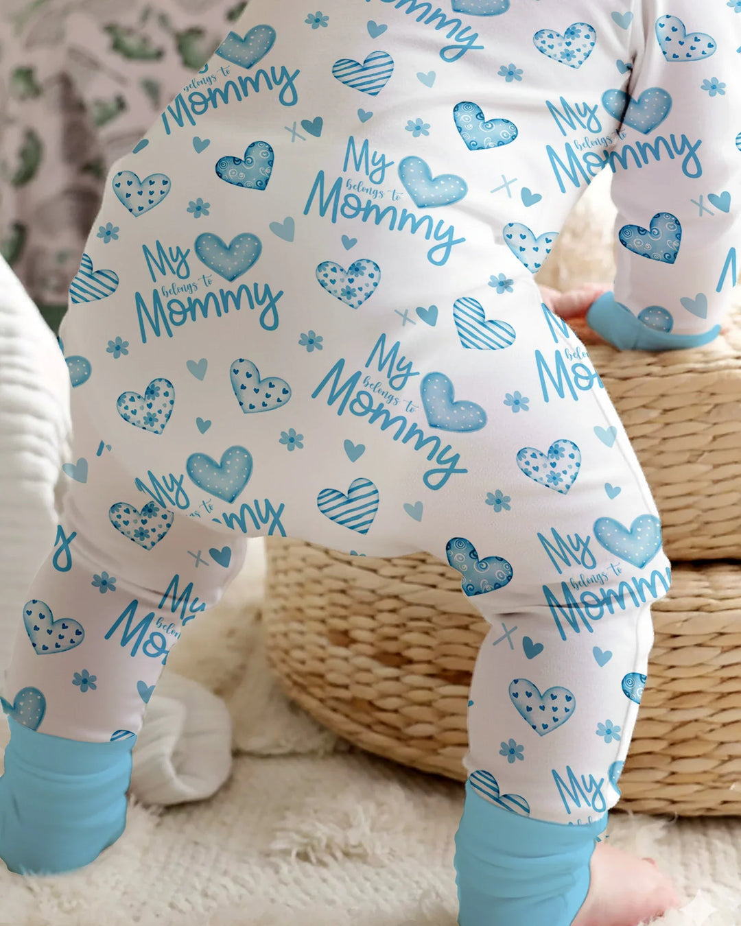 My Heart Belongs To Mommy Bamboo Convertible Zippy