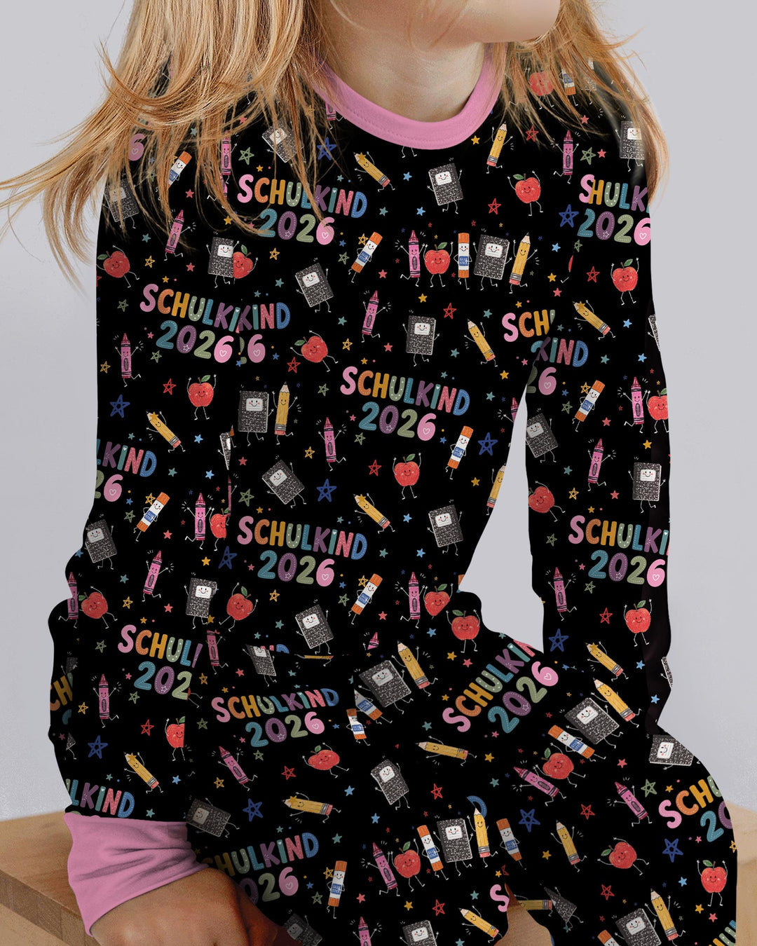 Conjunto de pijama de dos piezas de bambú de manga larga