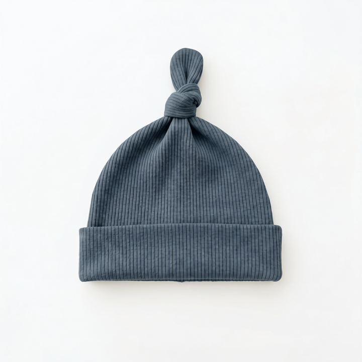Ribbed Bamboo Knotted Hat