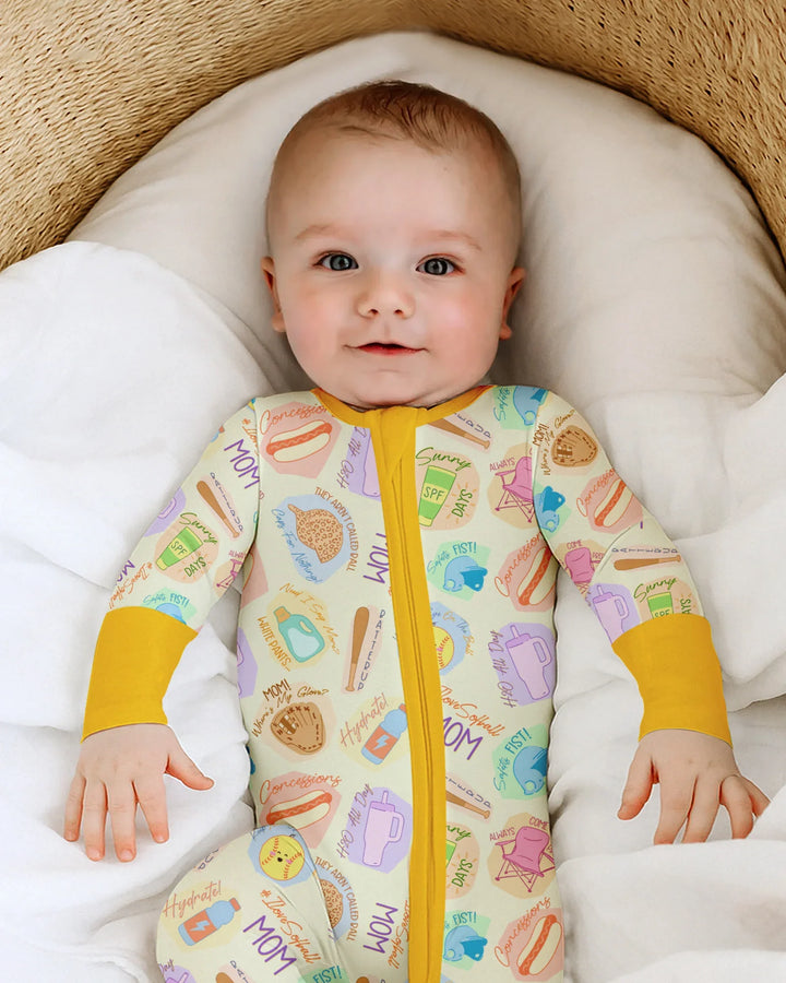 SoftBall Mom Saves The Days Bamboo Convertible Zippy
