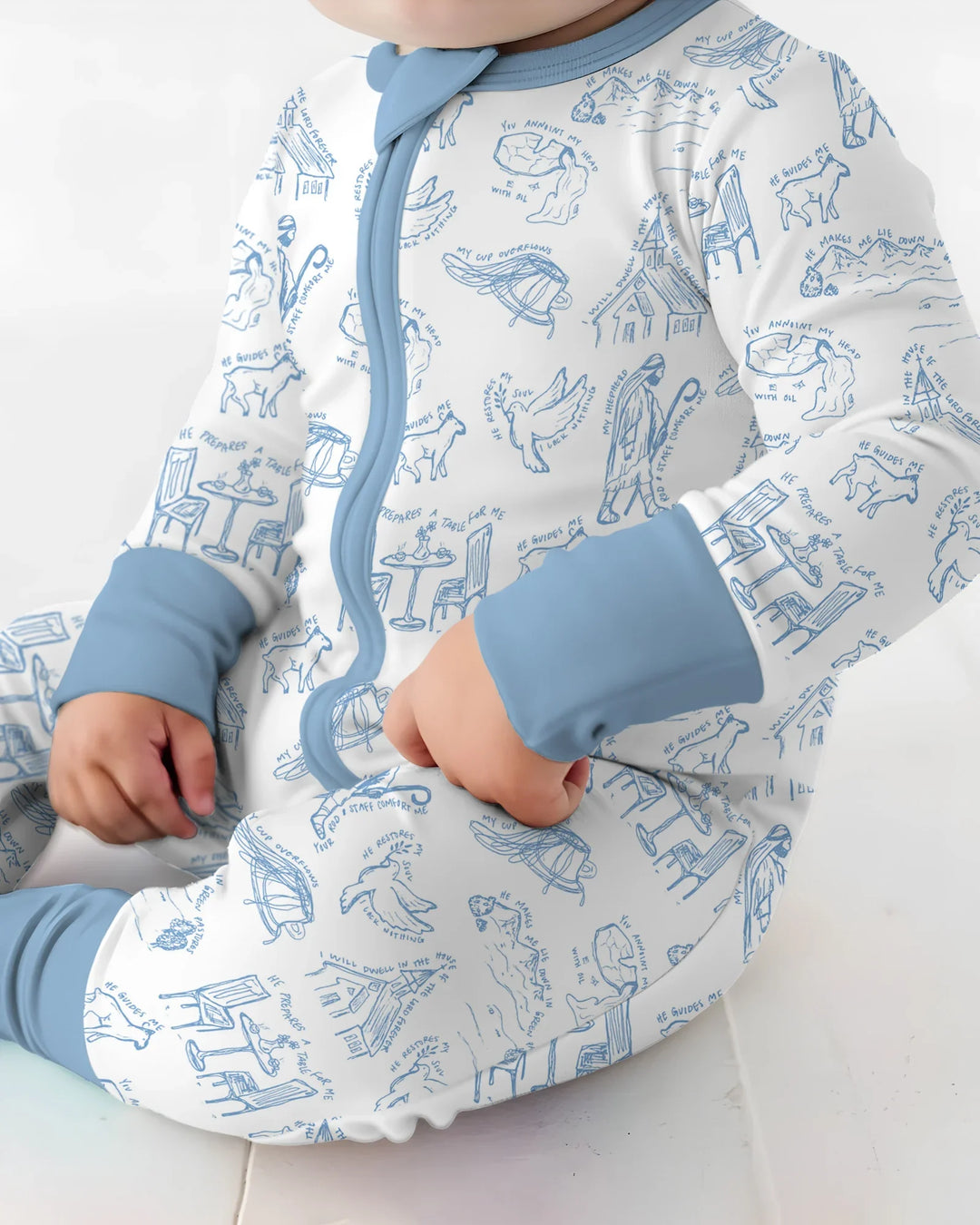 Psalm 23 Sketch Bamboo Convertible Zippy