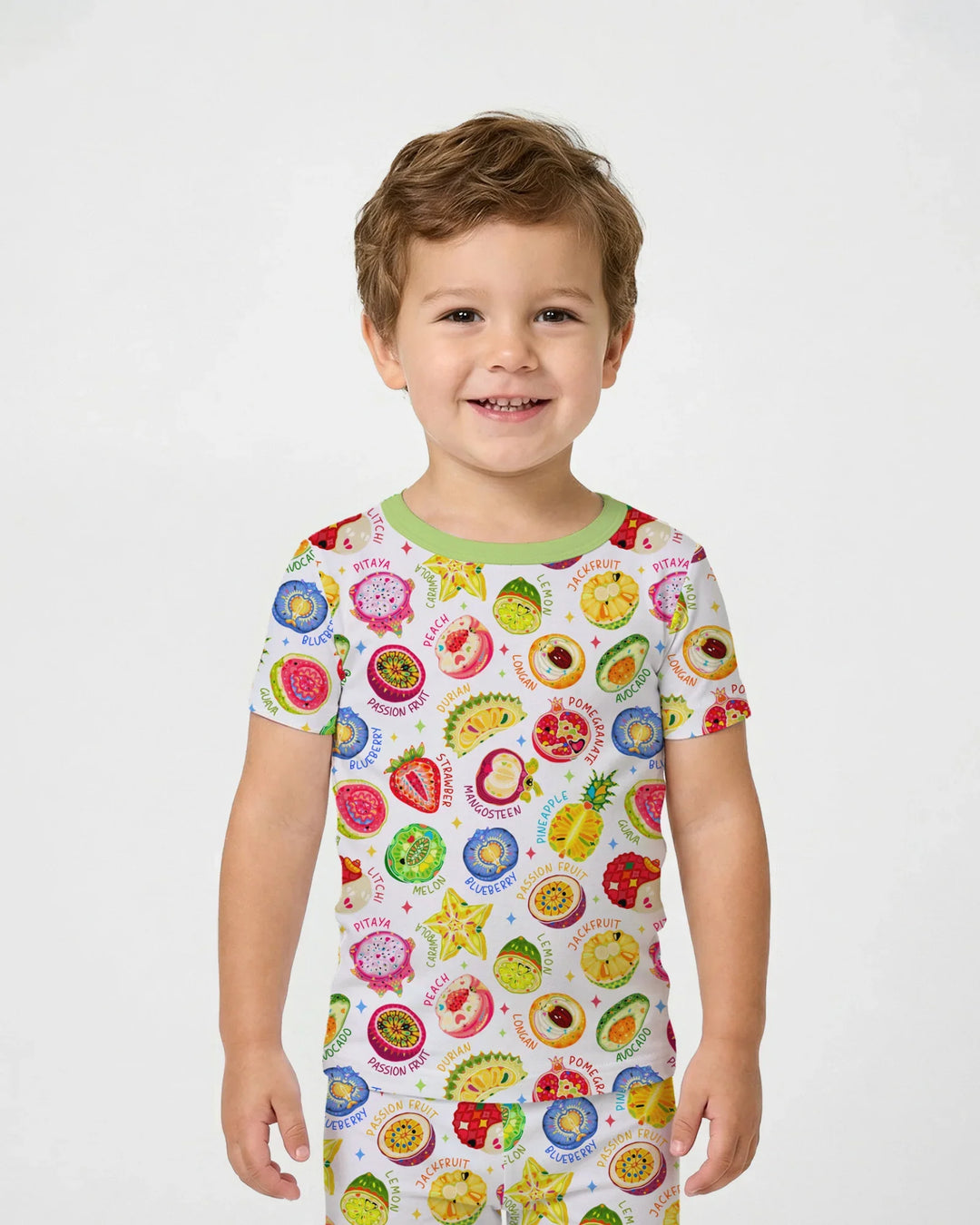 Conjunto de pijama de dos piezas de bambú Juicy World de manga corta