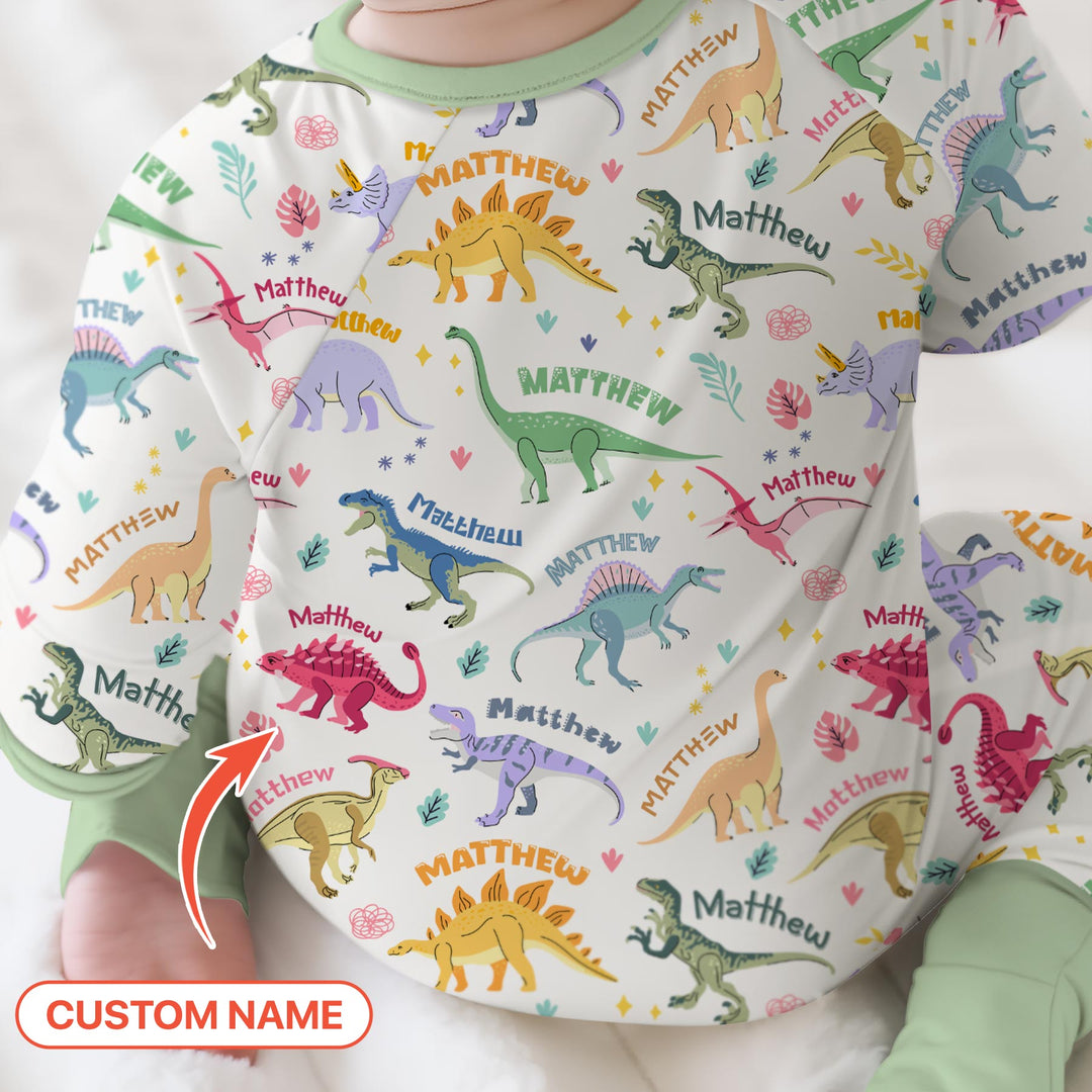 Dino Roar Custom Name Convertible Zippy