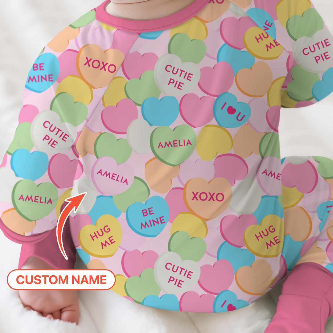 Valentine Candy Crush Family Matching Convertible Zippy