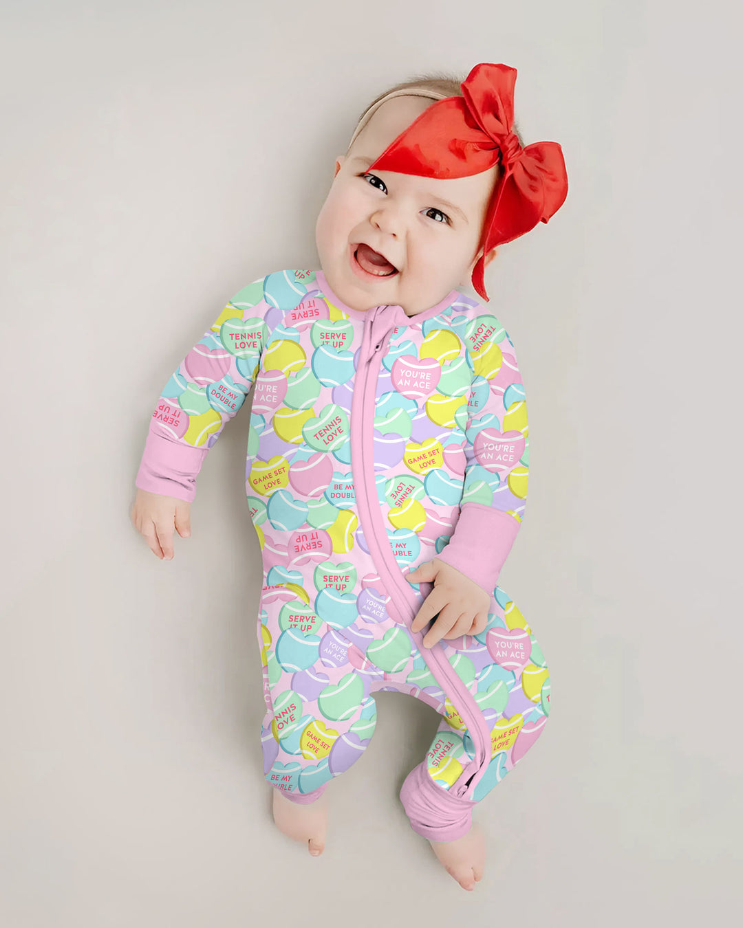 Tennis Candy Family Matching Bamboo Convertible Zippy