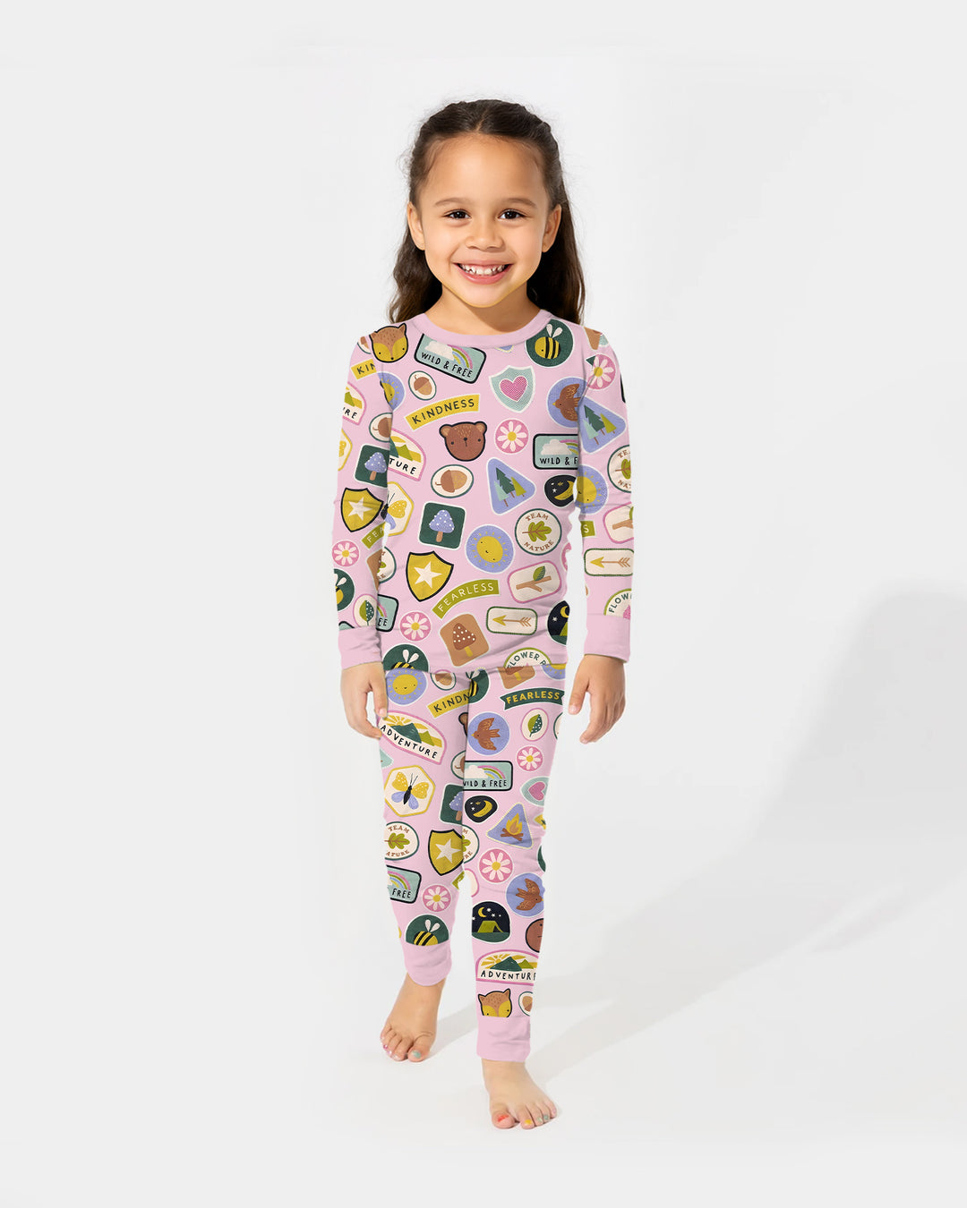Little Explorer Bamboo Two Piece Long Sleeve Pajama Set