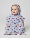 plantilla Poncho de natación de bambú
