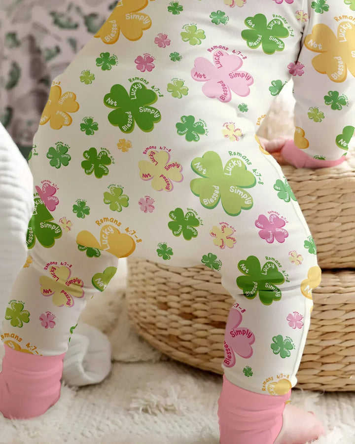 Shamrocks Print St. Patrick's Day Convertible Zippy