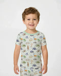 Zweiteiliges, kurzärmliges Pyjama-Set mit Marienkäfern