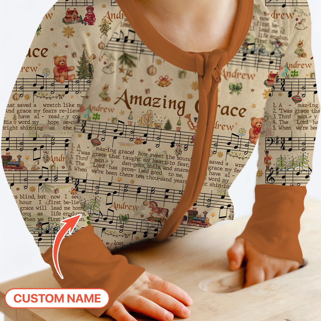 Amazing Grace Custom Name Convertible Zippy