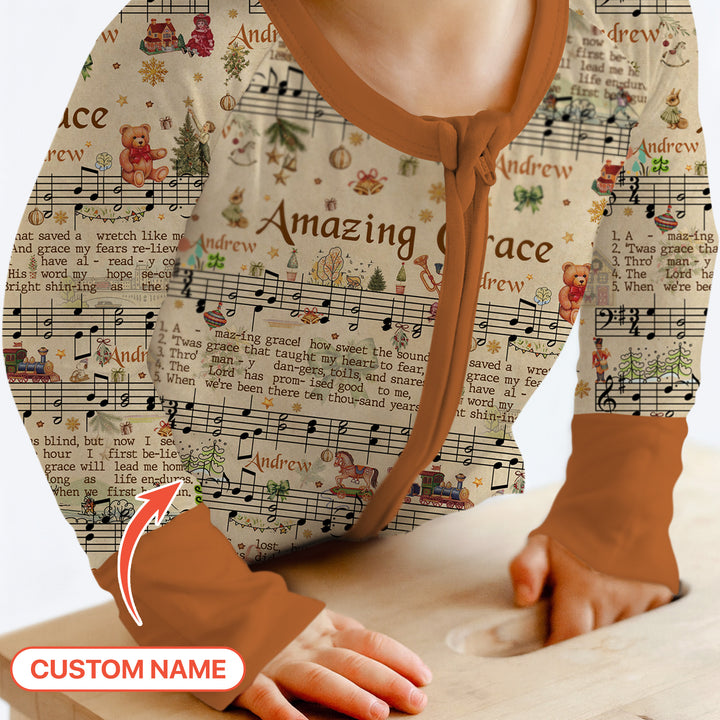 Amazing Grace Custom Name Convertible Zippy
