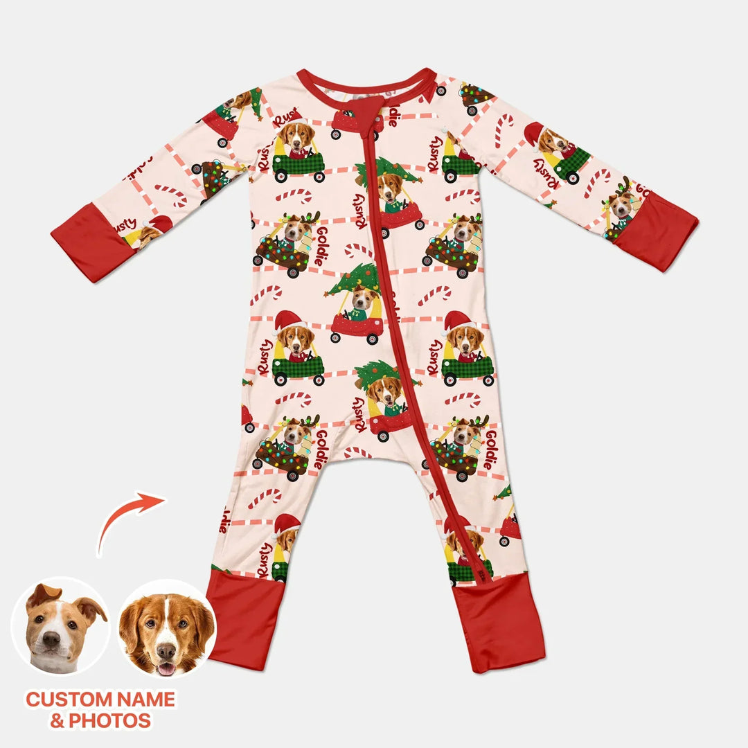 Gerippte Babykleidung mit individuellem Foto - Weich &amp; Skizzenhaft