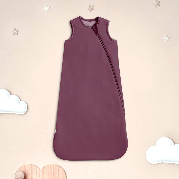 Pflaumenpurple Baby Schlafsack Bambus - reich und sanft
