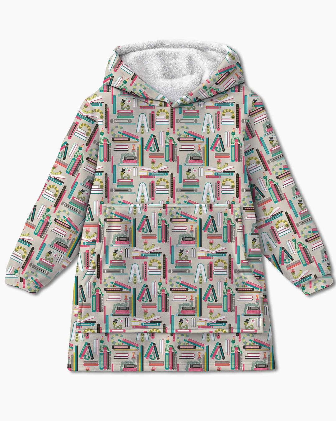 Bookworm Adventures Bamboo Blanket Hoodie