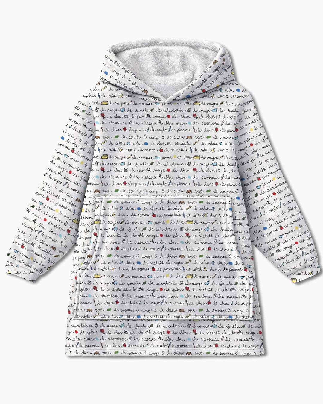 Plantilla de Sudadera Manta de Bambú Personalizada