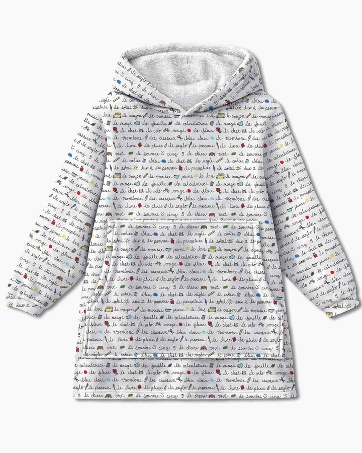 Plantilla de Sudadera Manta de Bambú Personalizada