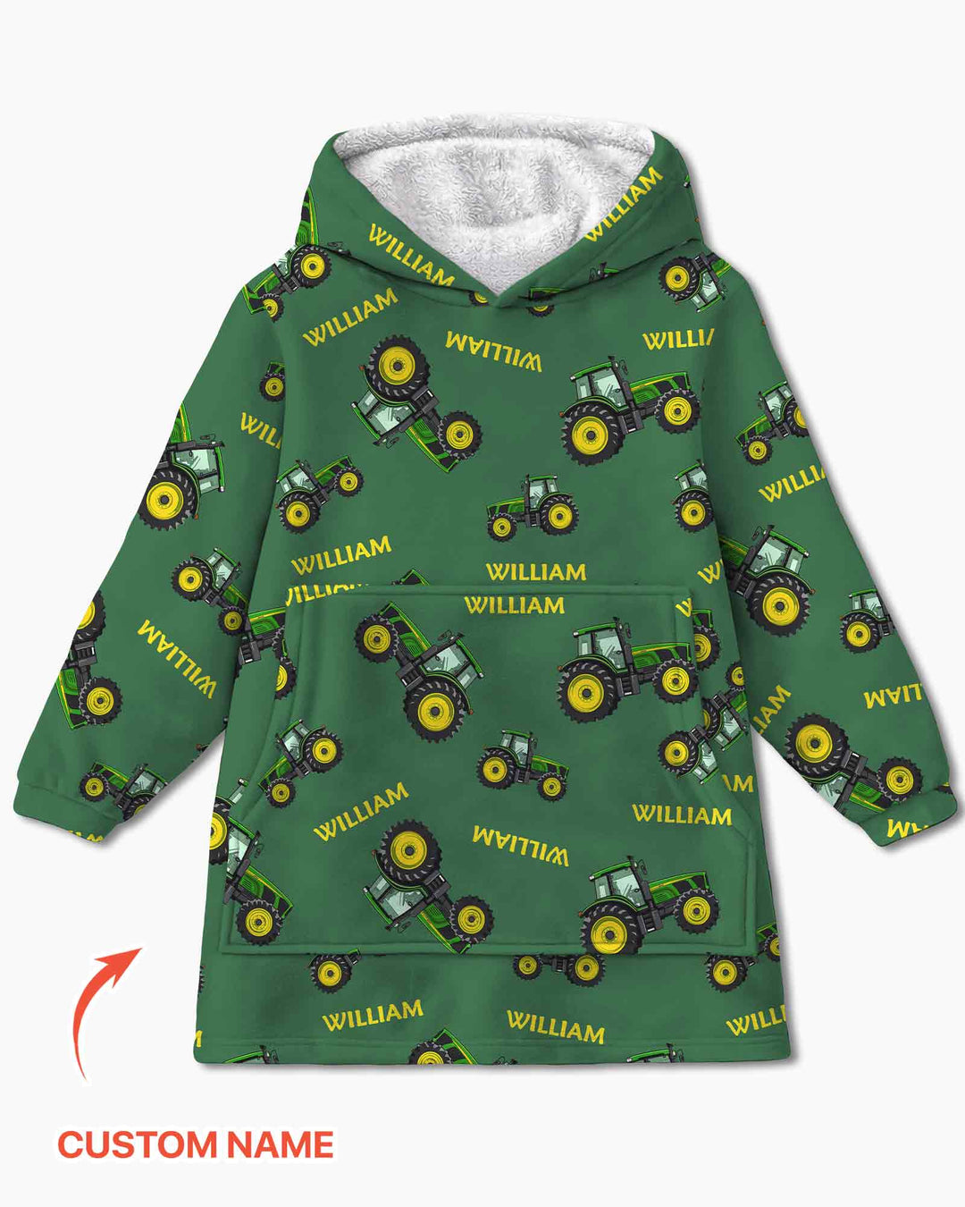 Plantilla de Sudadera Manta de Bambú Personalizada