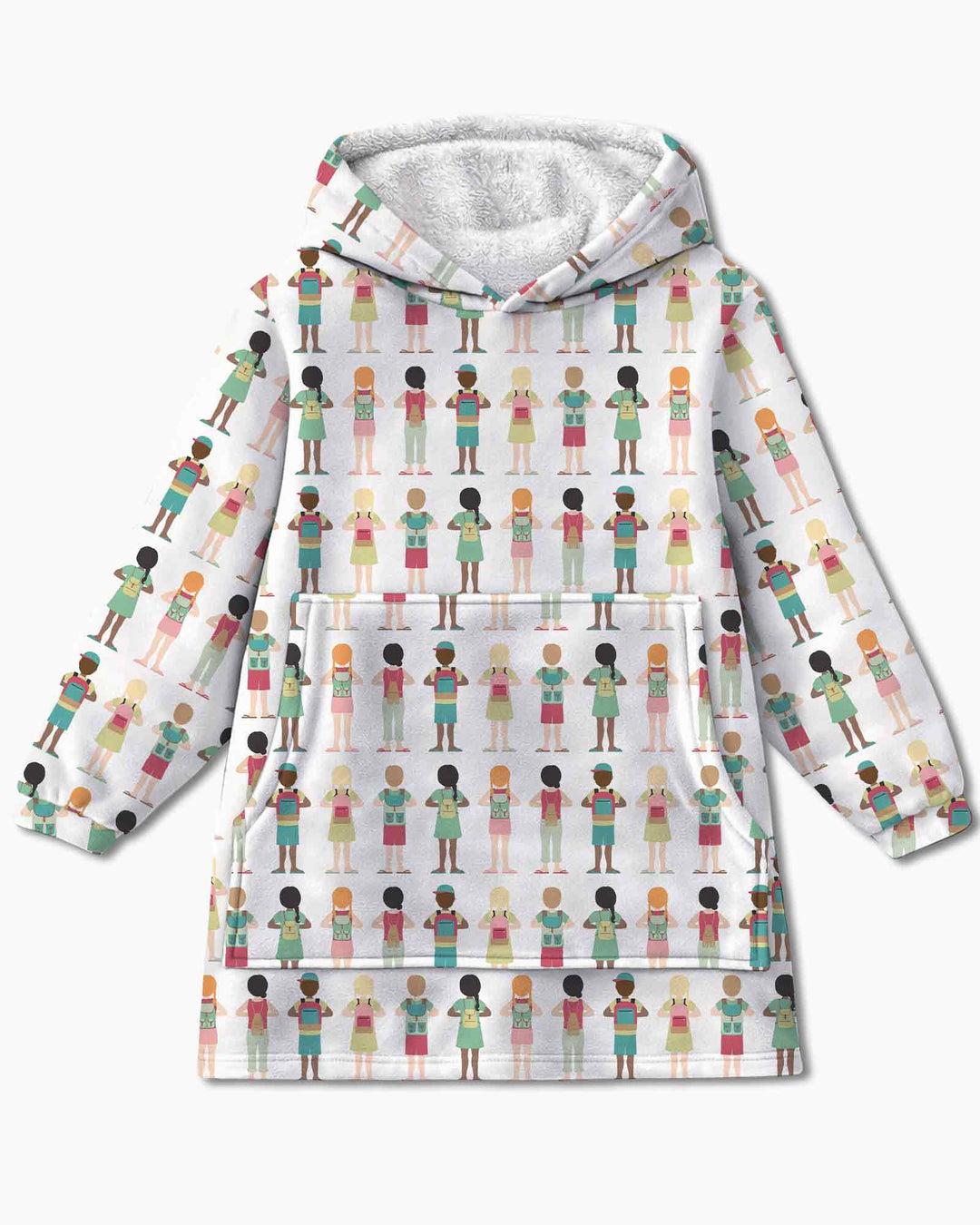 Plantilla de Sudadera Manta de Bambú Personalizada